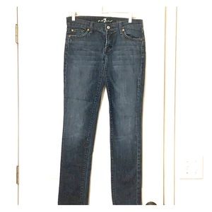 7 for all mankind straight-leg jeans